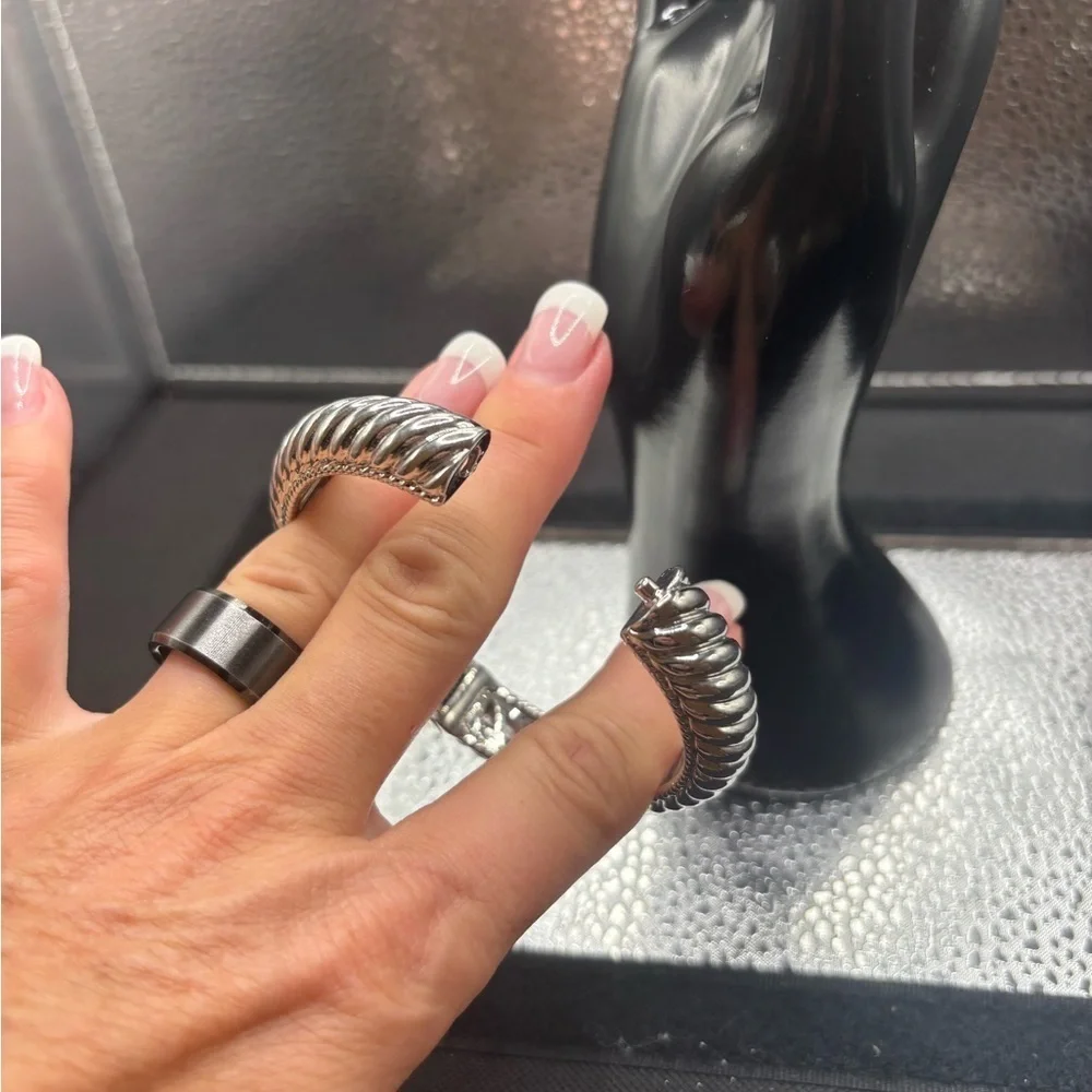 Silver Twisted Bangle Bangle